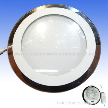 18W 1400lm Round Dimmable LED Panel Lights, AC 110-240V, 185mm Cutout, >75 CRI, >0.92 PF, SMD5630